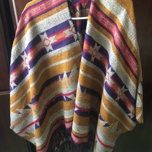 Forever21 Tribal Poncho
